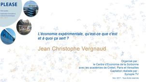 Présentation de l'économie expérimentale