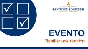 EVENTO - Planifier une réunion