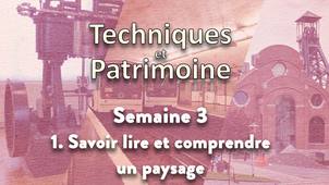 3.1 - Savoir lire et comprendre un paysage