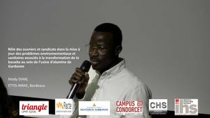 Rôle des ouvriers et syndicats... Mody Diaw