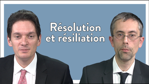 4.3. Résolution et résiliation