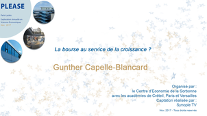 La bourse au service de la croissance ?
