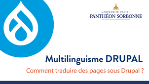 Comment traduire des pages sous Drupal ?