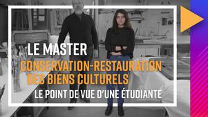 Les métiers du patrimoine culturel - Master restauration - etudiante