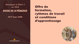 Offre de formation, rythmes de travail et conditions d’apprentissage | Assises de la pédagogie 2026