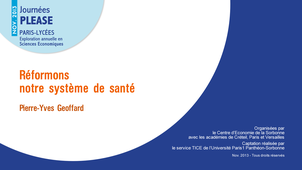 Réformons le système de santé