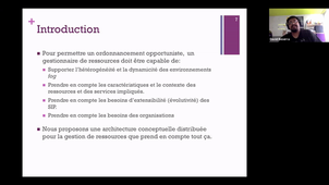 [David Beserra] Une Gestion de Ressources sensible au Contexte & opportuniste pour les Systèmes d’Information Pervasifs