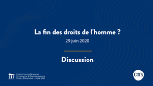 La fin des droits de l'homme ?