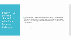 Le préjudice de perte de chance en dommage corporel