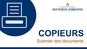 COPIEURS - Scanner des documents