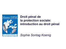 Introduction au droit pénal
