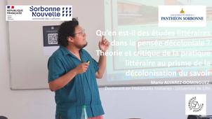 Qu’en est-il des études littéraires... Mario ALVAREZ-DOMINGUEZ