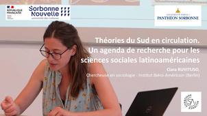 Théories du Sud... Clara RUVITUSO