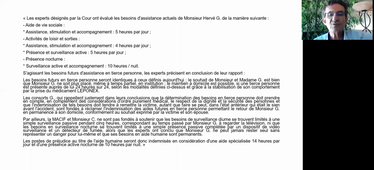Dossiers de victimes cérébrolésées