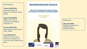 Reconnaissance faciale :  vers une convergence transatlantique des normes techniques en matière d’équité ?