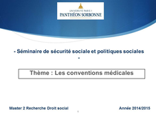 Les conventions médicales