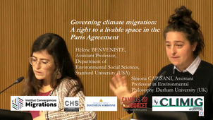 Benveniste-Capisani : Governing climate migration...
