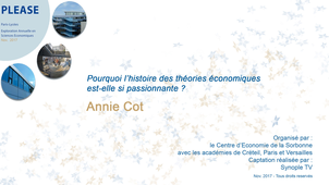 Pourquoi l’histoire des théories économiques est-elle si passionnante ?