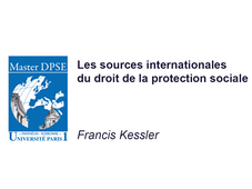 Les sources internationales du droit de la protection sociale