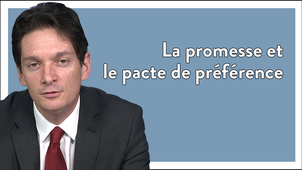2.4. La promesse et le pacte de préférence