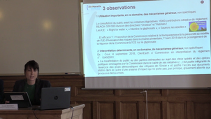 10/15 - Quel avenir pour la démocratie participative européenne ? - Mme BROSSET- La démocratie participative européenne en matière d’environnement est-elle exemplaire ?