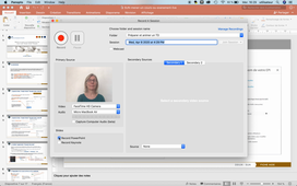 Enregistrer un diaporama commenté avec Panopto