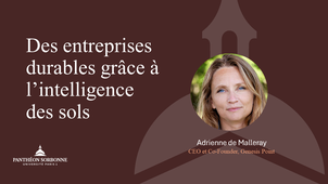 Conférence - Des entreprises durables grâce à l'intelligence des sols