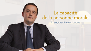 La capacité de la personne morale