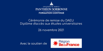 Cérémonie de remise des diplômes du Diplôme d'accès aux études universitaires - Promotion 2020-2021