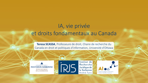 (4/5) IA, vie privée et droits fondamentaux au Canada