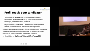 Conférence présentation SES JPO EES