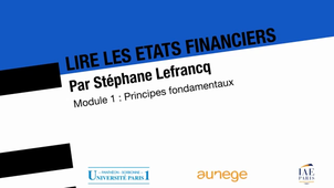 Lire les états financiers - Principes fondamentaux
