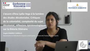 L’œuvre d’Ana Lydia Vega... Angela RAMIREZ CARRILLO