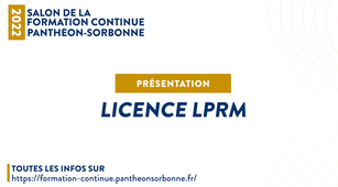 Présentation de la licence professionnelle Responsable mutualiste | Salon de la formation continue 2022