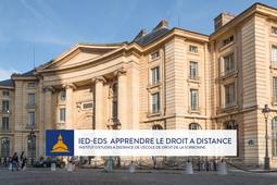 Apprendre le droit à distance