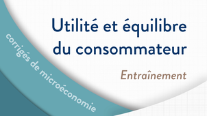 Microéconomie - Utilité et équilibre du consommateur - Partie 2