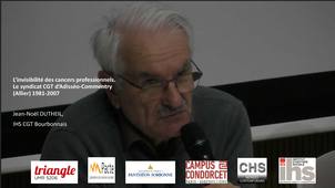 L’invisibilité des cancers professionnels... Jean-Noël Dutheil