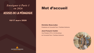 Mot d’accueil | Assises de la pédagogie 2026