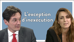 3.3. L’exception d’inexécution