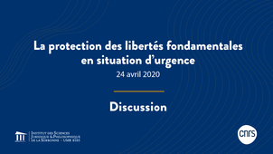La protection des libertés fondamentales en situation d’urgence