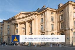 IED-EDS, M2, Droit des affaires approfondi
