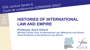 Anne Orford - Histories of international law and Empire