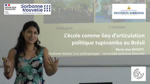 L'éducation indigène... Maria Jose BICENTY