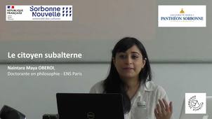 Le citoyen subalterne - Naintara Maya OBEROI