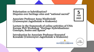 Una Europa - Polarisation or hybridisation? Disputes over heritage sites and “national sacred”