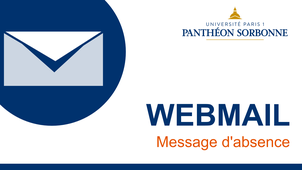 WEBMAIL - Message d’absence