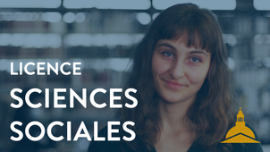 La licence Sciences Sociales