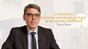 La distinction entre les contrats de gré à gré et les contrats d'adhésion