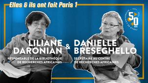 Entretien avec Liliane Daronian et Danielle Breseghello