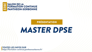 Présentation du master 2 Droit de la protection sociale d'entreprise | Salon de la formation continue 2022